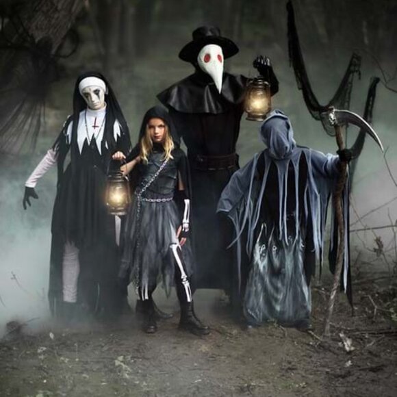 Plague Doctor Costume XS – Masquerade Set - Picture 2 of 12